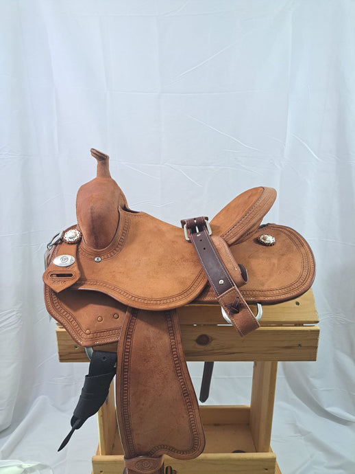 DP Saddlery TH Barrel Racer 6622- S15.4