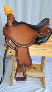 DP Saddlery Quantum Short & Light Western with Western Dressage Seat 7155 - S2