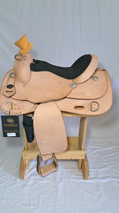DP Saddlery Trainer Roughout Plain 7213- S15.5
