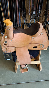 DP Saddlery Trainer Roughout Plain 7406- S16"