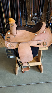 DP Saddlery Trainer Roughout Plain 7407- S16"