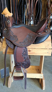 DP Saddlery Quantum Short & Light Western with a Western Dressage Seat -7411-S2 WD