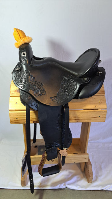 DP Saddlery Quantum Short & Light Western with a Western Dressage Seat -7448-S2 WD