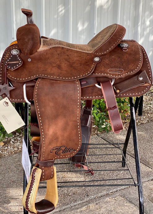 Alamo Saddlery Mike Johnson Roper Saddle