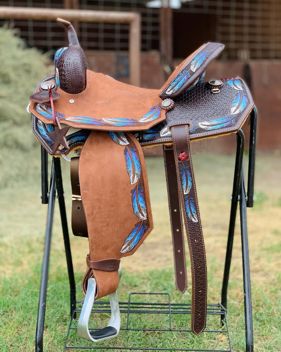 E-3817-C 4 Elite tripping breast collar chocolate leather – Alamo Saddlery